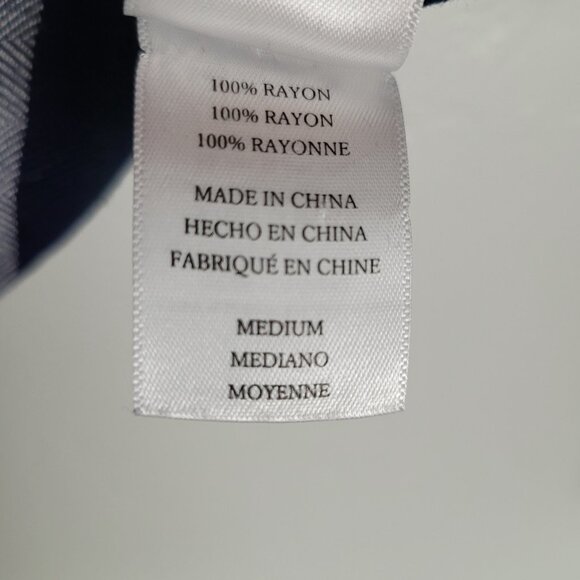 Rails Hunter Button Up Shirt Long Sleeve Plaid Navy Blue White Green Size M - Picture 13 of 15